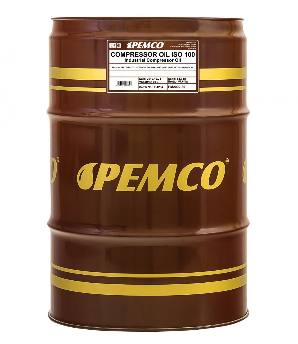 PEMCO Kompressorolie Compressor Oil ISO 100 Varenummer: PM2902-60 billige