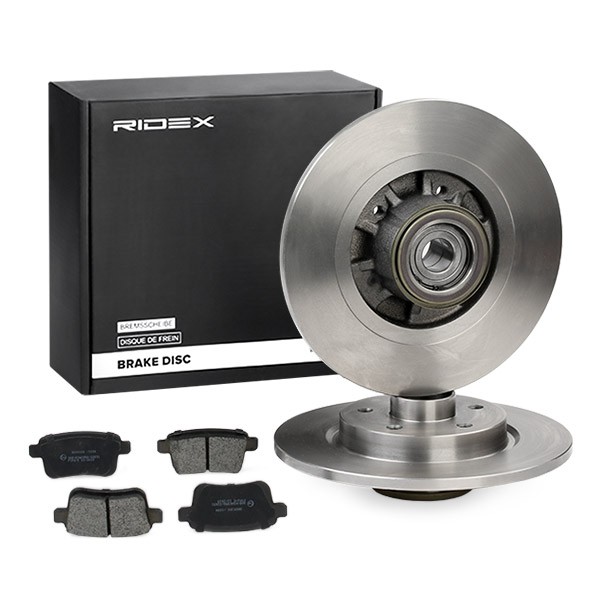 RIDEX Brake discs and pads set Article number: 3405B0398 cheaply