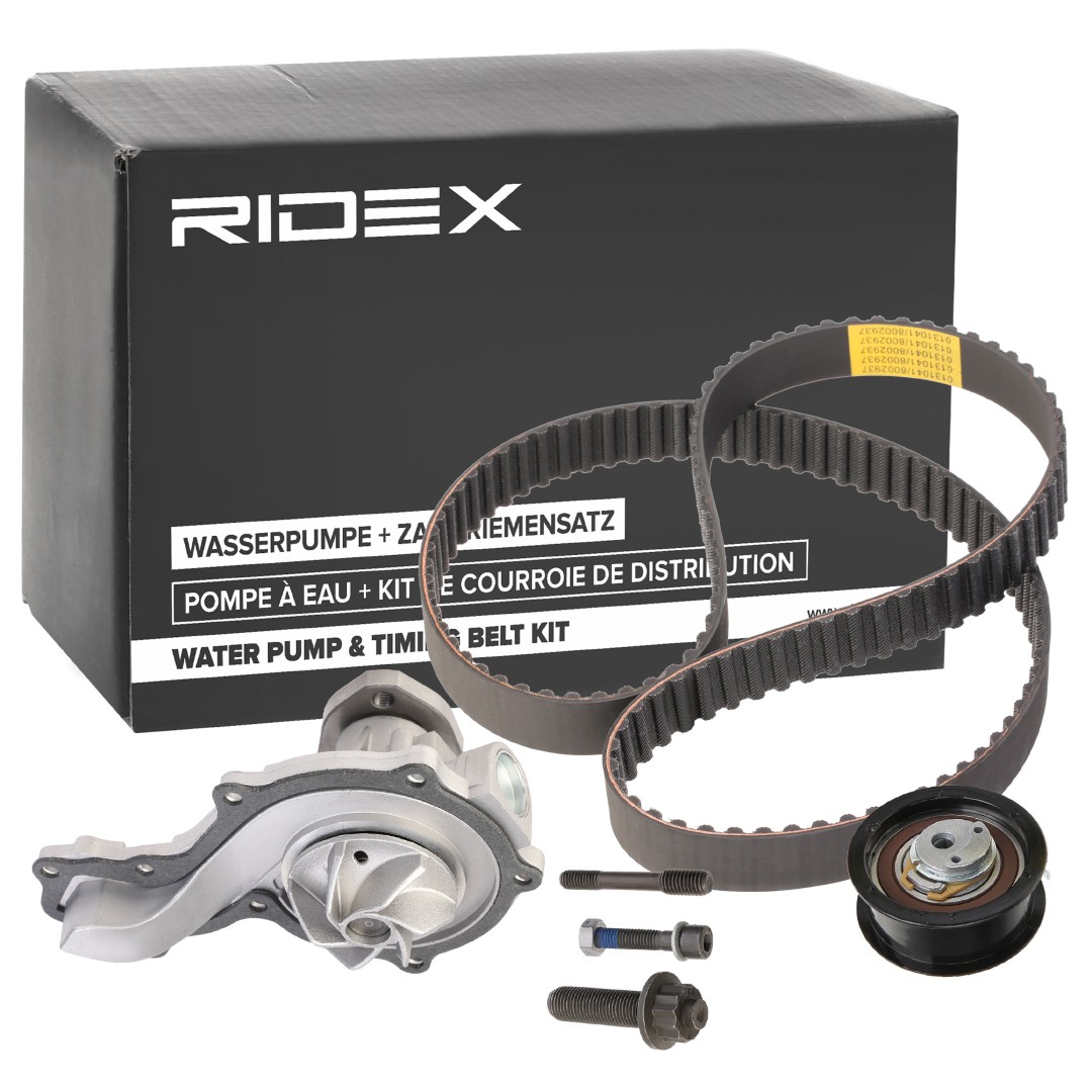 RIDEX Water pump and timing belt kit Article number: 3096W0327 cheaply