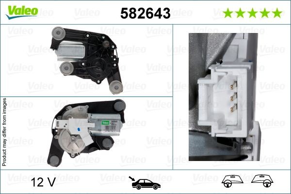 VALEO Wiper motor Article number: 582643 cheaply
