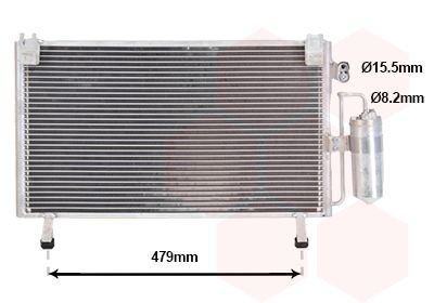 VAN WEZEL Air conditioning condenser Article number: 36015700 cheaply