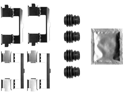 TEXTAR 82551000 Lisakomplekt, ketaspiduriklotsid CX-5 2.2 Skyativ-D AWD (KF4W2) 190 HP Diisel