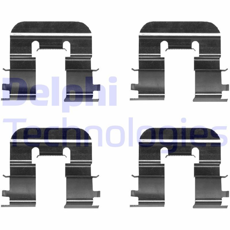DELPHI LX0676 Lisakomplekt, ketaspiduriklotsid PROCEED 1.4 MPI 101 HP Bensiin 2018
