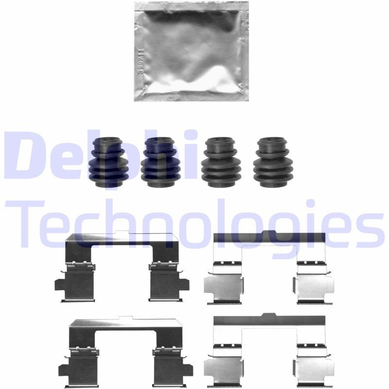 DELPHI Accessory Kit, disc brake pads Article number: LX0697 cheaply