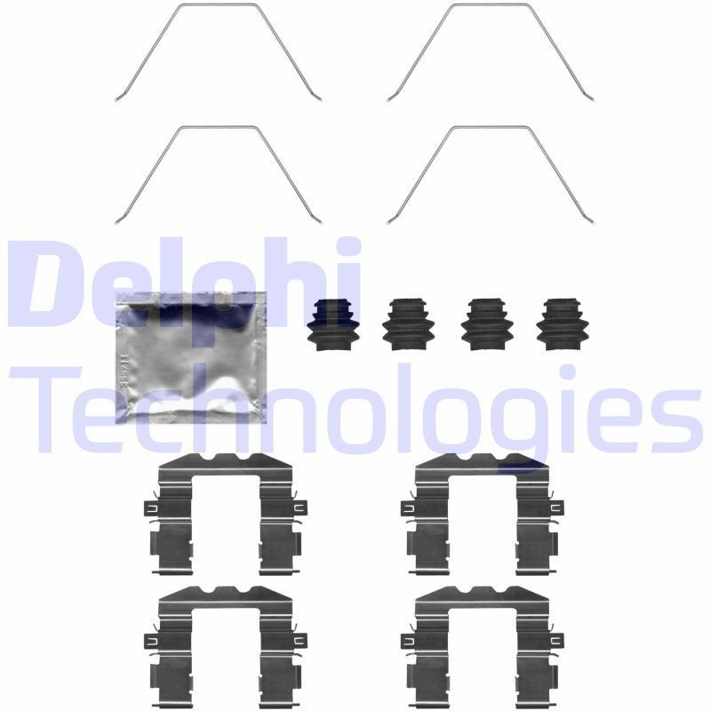 DELPHI LX0705 Monteringssæt til bremseklodser TUCSON 1.6 GDi 130 HK Benzin 2023