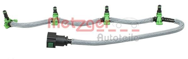 METZGER 0840118 Hose, fuel overflow FOCUS 1.6 TDCi 95 PS Diesel 2020