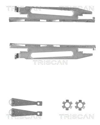 TRISCAN Justering, sæt, tromlebremse Varenummer: 8105 293001 billige