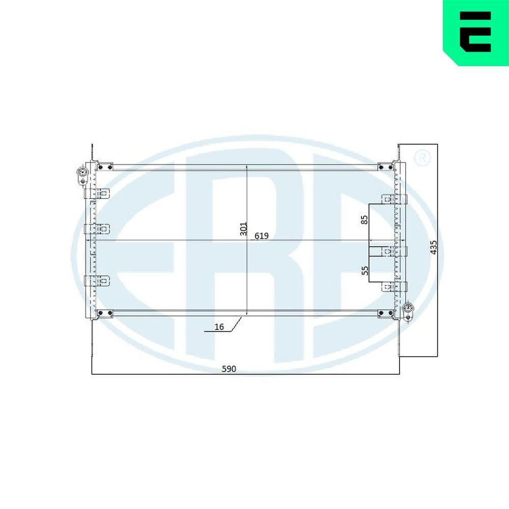 ERA Air conditioning condenser Article number: 667276 cheaply