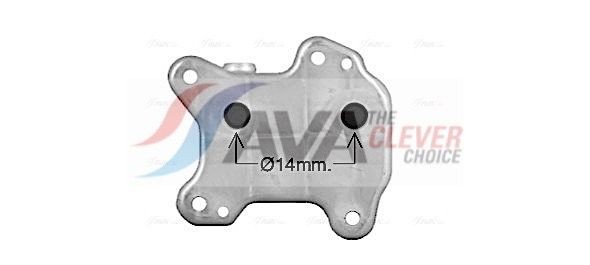 AVA COOLING SYSTEMS Engine oil cooler Article number: OL3716 cheaply