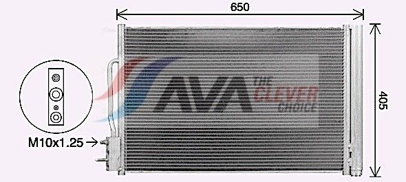 AVA COOLING SYSTEMS Air conditioning condenser Article number: OL5709D cheaply