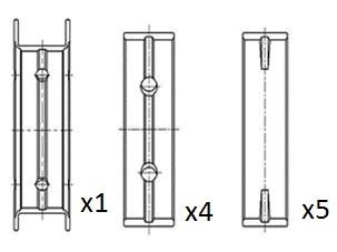FAI AutoParts Crankshaft bearing Article number: BM1113-025 cheaply