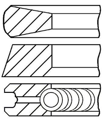 FAI AutoParts Piston Ring Kit Article number: PR25-000 cheaply
