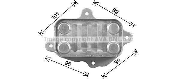 PRASCO Engine oil cooler Article number: DW3439 cheaply