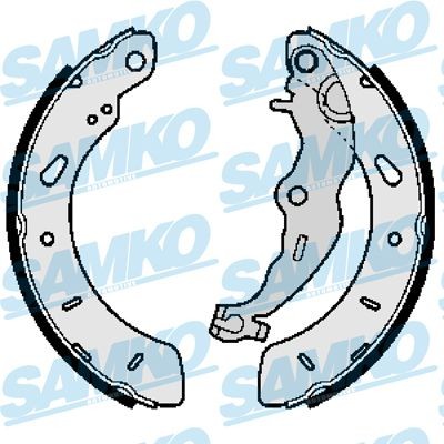 SAMKO Brake Shoe Set Article number: 81132 cheaply