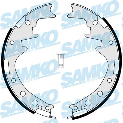 SAMKO Brake Shoe Set Article number: 85150 cheaply