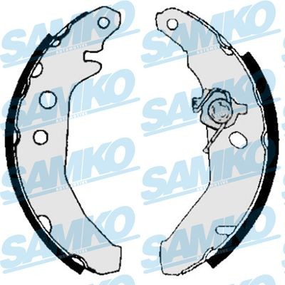 SAMKO Brake Shoe Set Article number: 85740 cheaply
