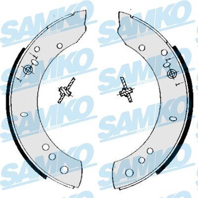 SAMKO Brake Shoe Set Article number: 86090 cheaply