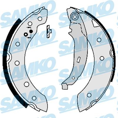 SAMKO Brake Shoe Set Article number: 87130 cheaply