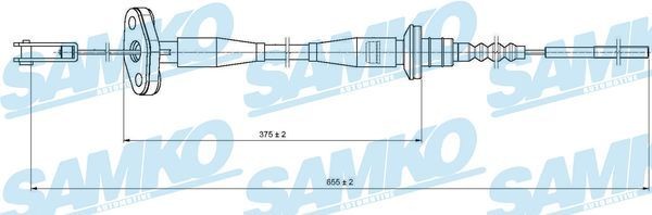 SAMKO Clutch Cable Article number: C0002C cheaply
