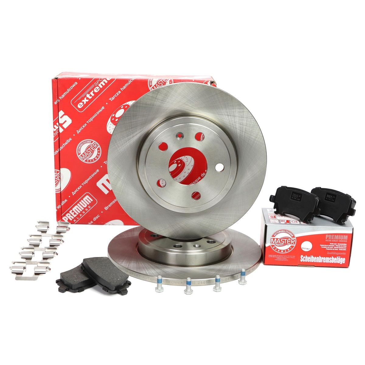 MASTER-SPORT Brake discs and pads set Article number: 201201660 cheaply