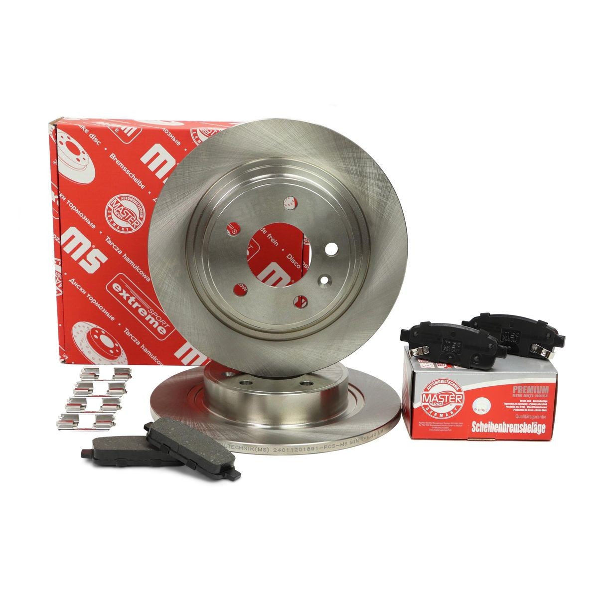 MASTER-SPORT Brake discs and pads set Article number: 201201890 cheaply
