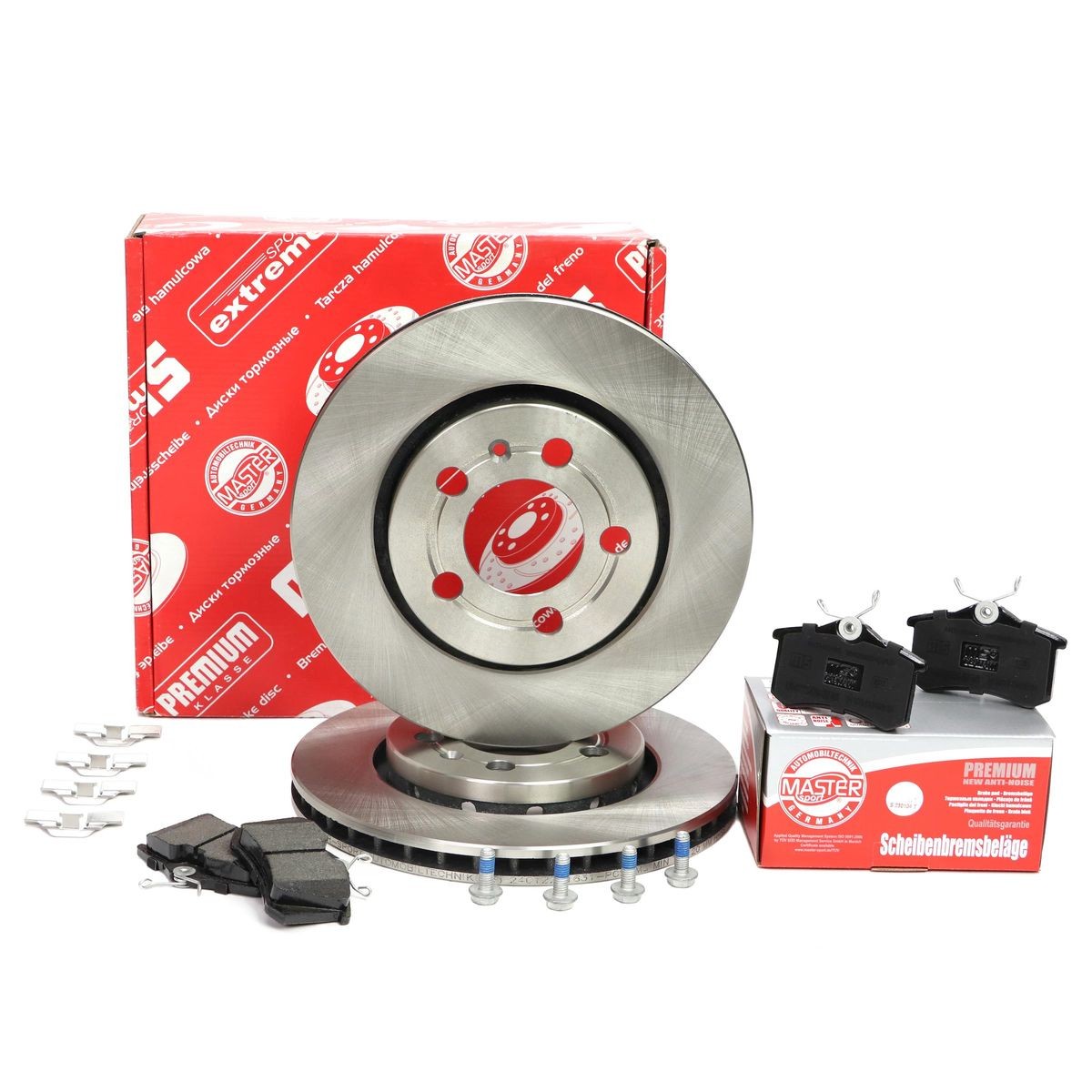 MASTER-SPORT Brake discs and pads set Article number: 202201630 cheaply