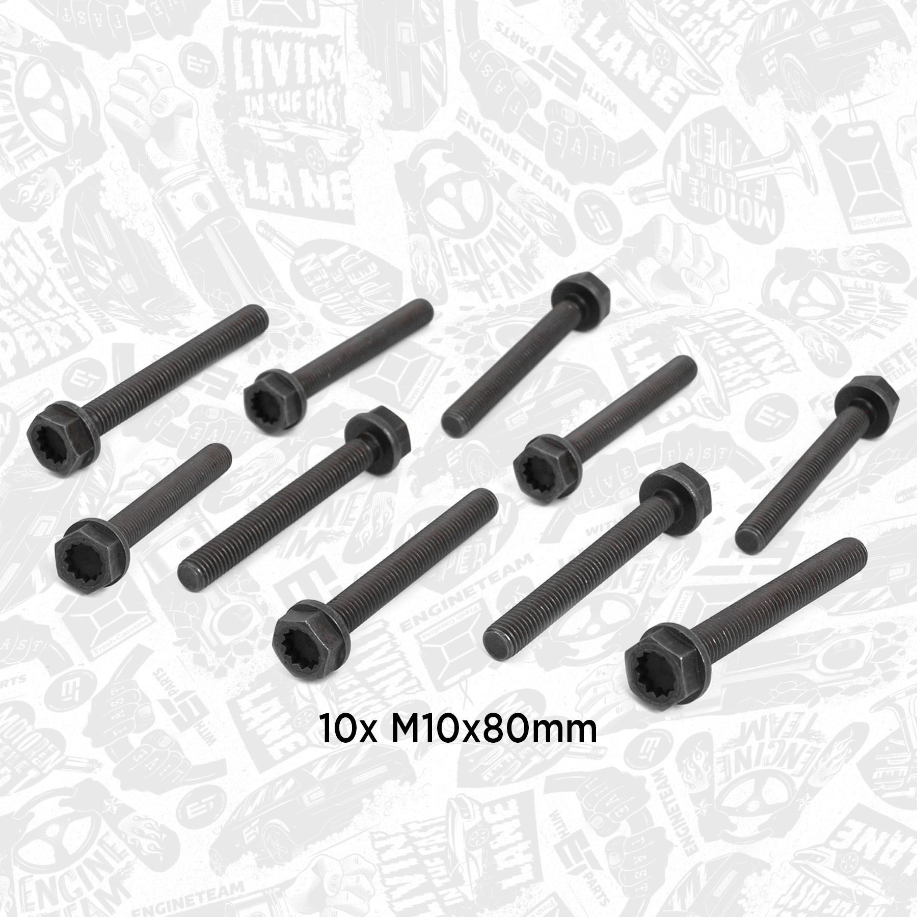 ET ENGINETEAM BS0028 Bolt, crankshaft mounting bracket PASSAT 2.0 TDI 4motion 140 PS Diesel 2011