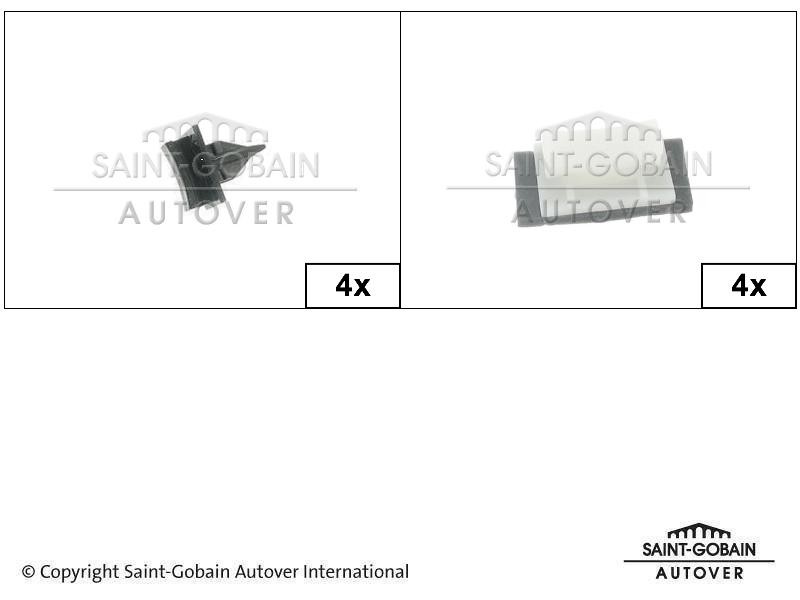 SAINT-GOBAIN Retaining Clip, windows Article number: 2451201910 cheaply