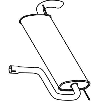 VEGAZ Rear silencer Article number: FS-707 cheaply