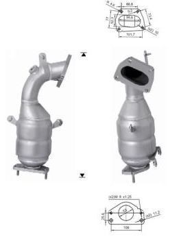 VEGAZ Catalytic converter Article number: FTK-300 cheaply