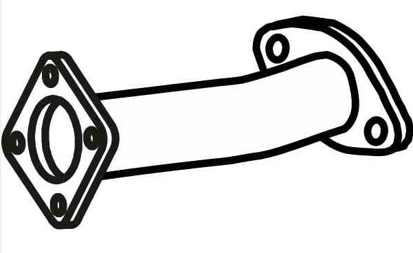 VEGAZ Exhaust Pipe Article number: MZR-166 cheaply