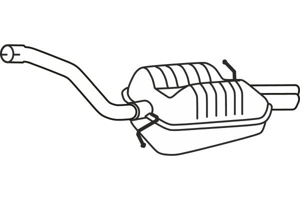 VEGAZ Rear silencer Article number: SKS-100 cheaply