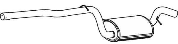 VEGAZ Middle silencer Article number: VS-595 cheaply
