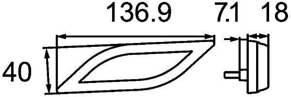 HELLA Ekstrablinklygte Varenummer: 2BM 013 338-061 billige