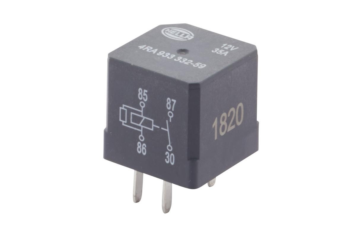 HELLA 4RA 933 332-591 Relay, main current KYRON 2.3 150 PS Petrol 2014