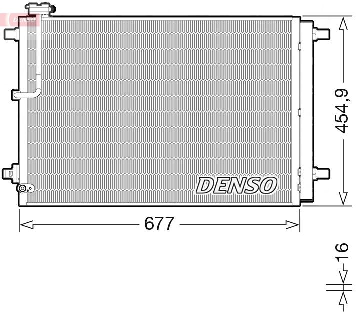 DENSO Kondensaator, kliimaseade Artikli number: DCN02046 soodsalt