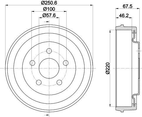 MINTEX Tamburo freno Numero articolo: MBD417 poco costoso