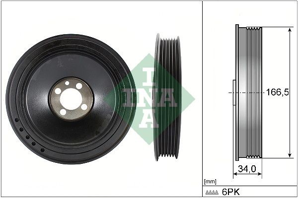 INA Crankshaft pulley Article number: 544 0157 10 cheaply