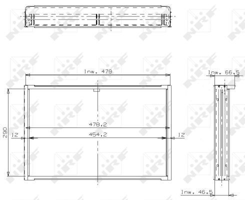 NRF Core, radiator Article number: 17101 cheaply