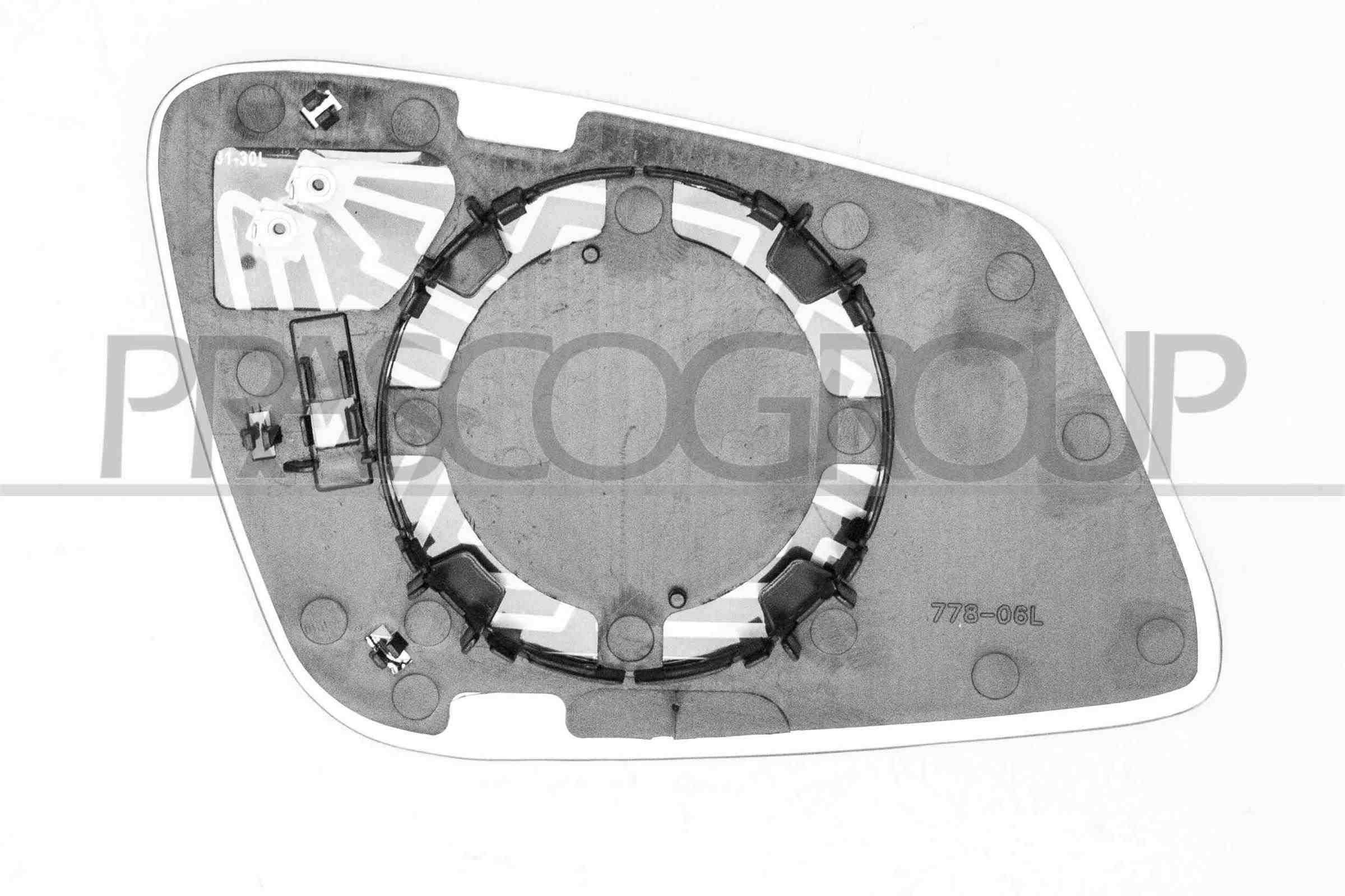 PRASCO Mirror Glass, outside mirror Article number: BM1237504 cheaply