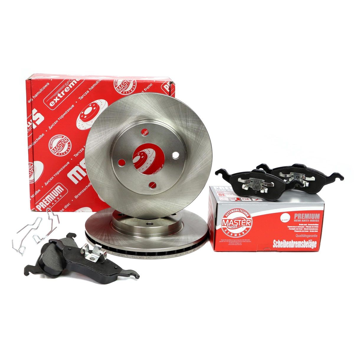 MASTER-SPORT Brake discs and pads set Article number: 202201720 cheaply