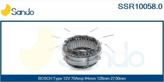 SANDO Pre-resistor, electro motor radiator fan Article number: SRS78051.1 cheaply