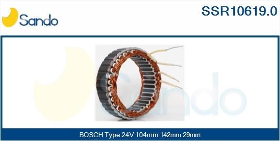 SANDO Pre-resistor, electro motor radiator fan Article number: SRS86003.0 cheaply