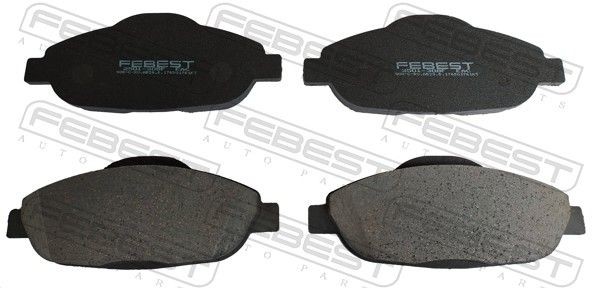 FEBEST Brake pad set Article number: 2501-308F cheaply