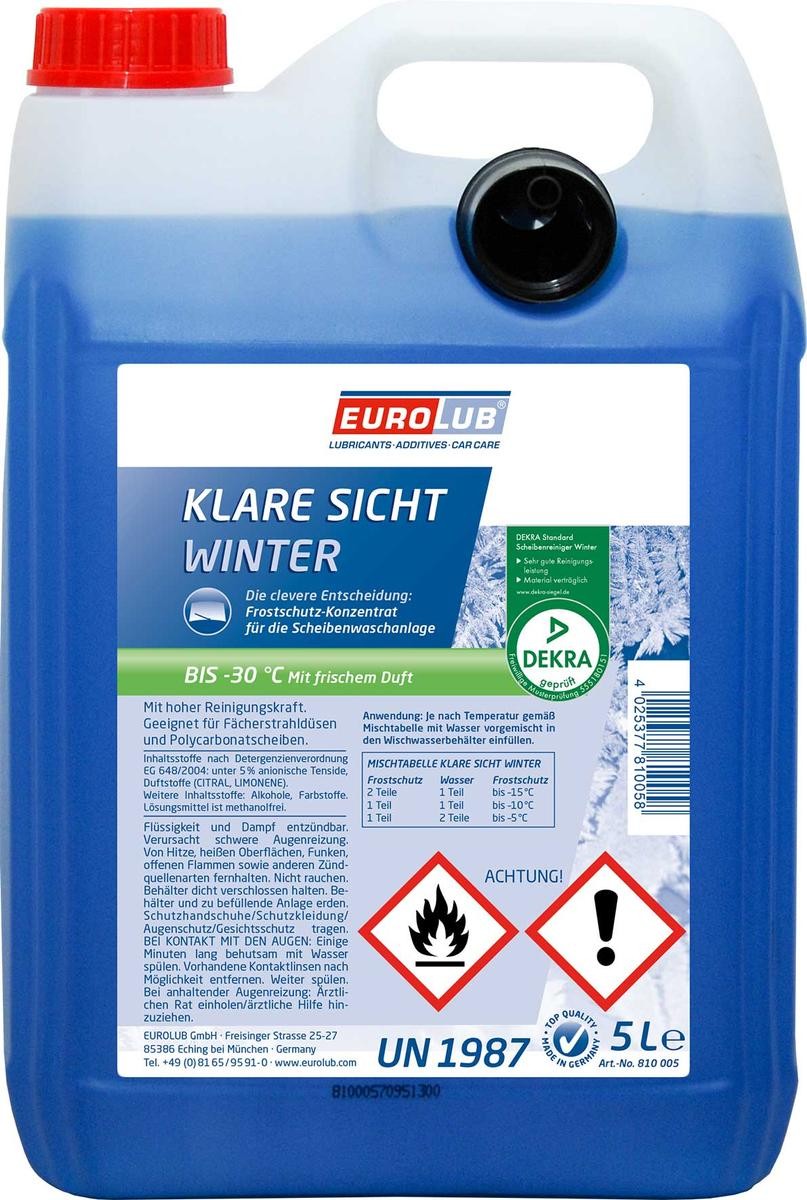 EUROLUB Vinter sprinklervæske Varenummer: 810005 billige