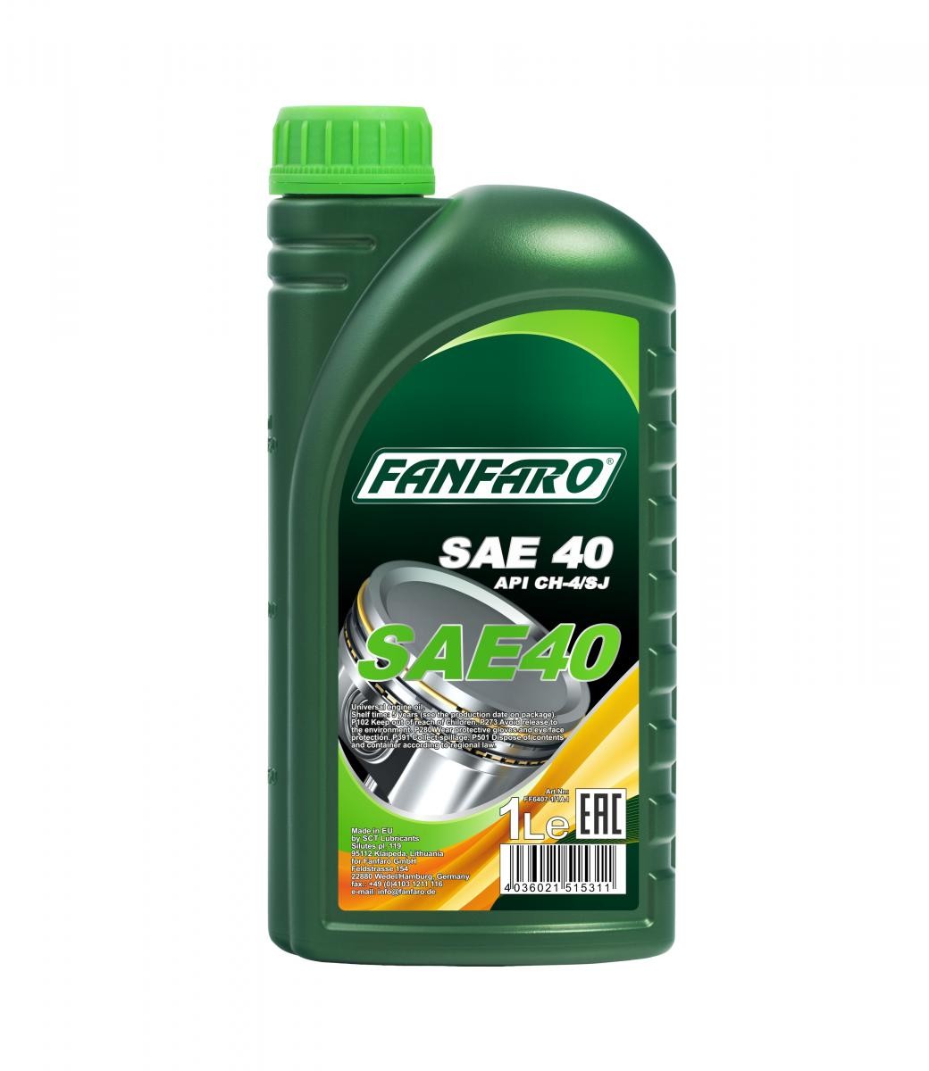 FANFARO Engine oil Article number: FF6407-1 cheaply