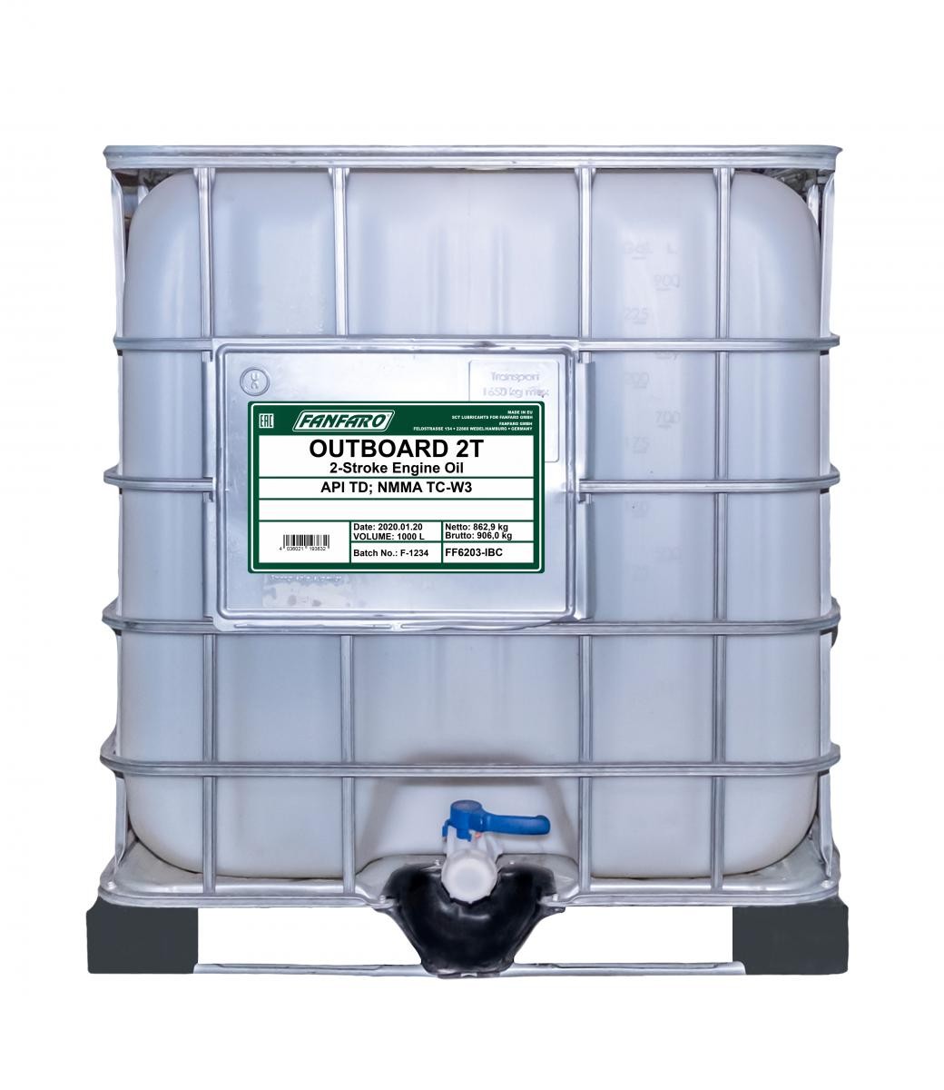 FANFARO Motorolie OUTBOARD 2T Varenummer: FF6203-IBC billige