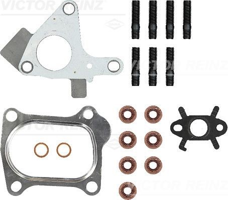 REINZ 04-10329-01 Mounting Kit, charger MEGANE 1.5 dCi (LM02, LM13, LM2A) 101 PS Diesel