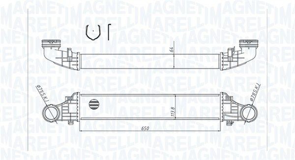 MAGNETI MARELLI Intercooler Article number: 351319204180 cheaply