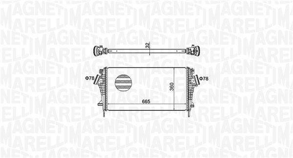 MAGNETI MARELLI Intercooler Article number: 351319204440 cheaply